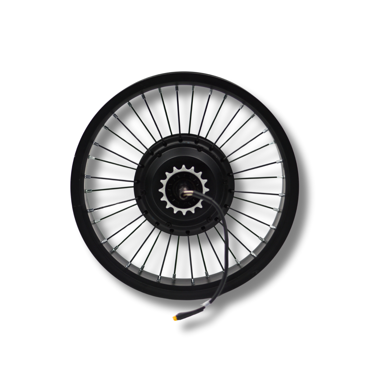 QMWheel V20 Mini 1.0 Motor + Hinterradfelge, Schwarzer Motorstecker