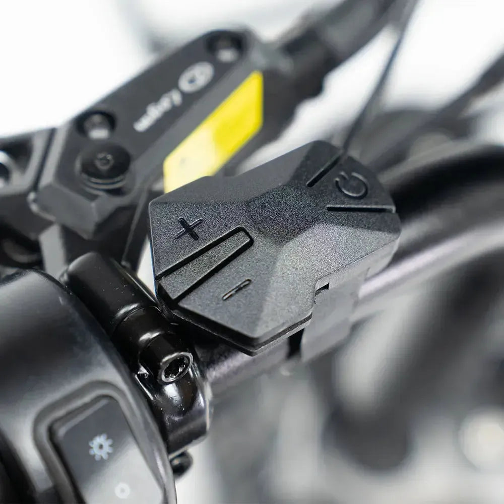 QMWheel V20 Pro fatbike in zwart, productfoto 8
