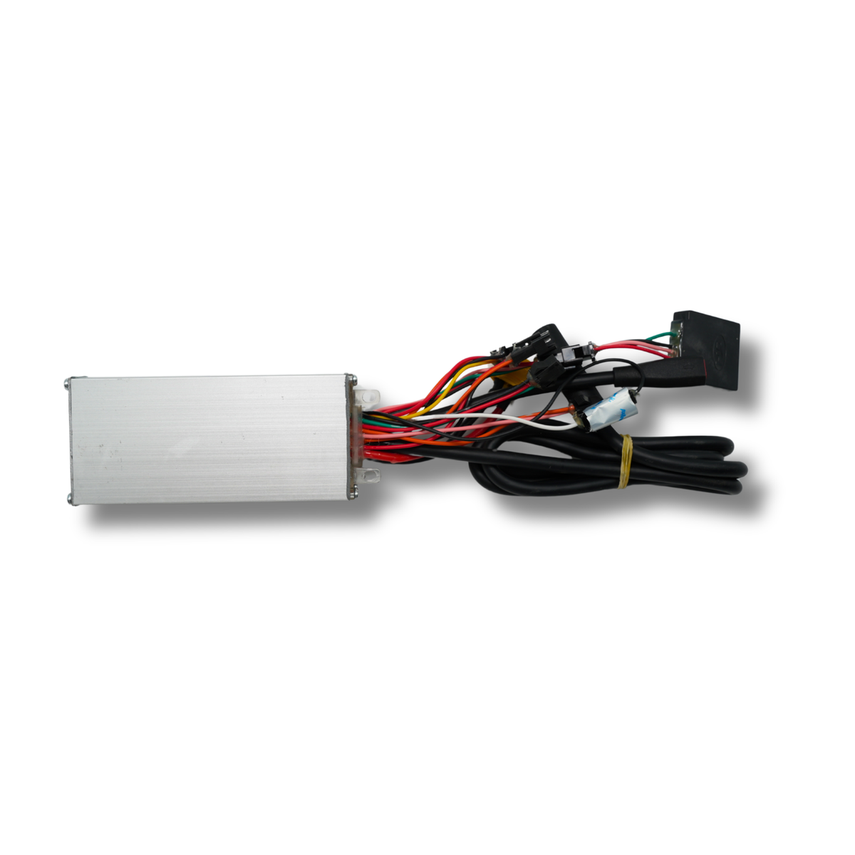Ouxi Q9 controller origineel 48V 6A, foto 4: zijkant aluminium behuizing