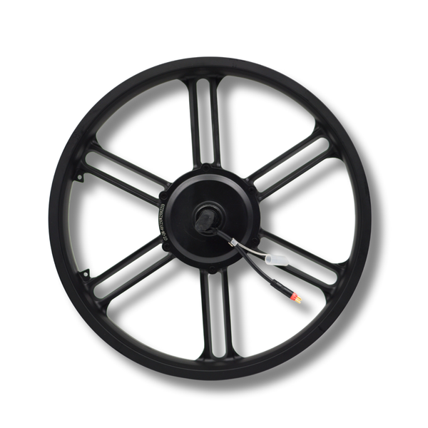 Fatbike Motor + Hinterradfelge, Roter Motorstecker