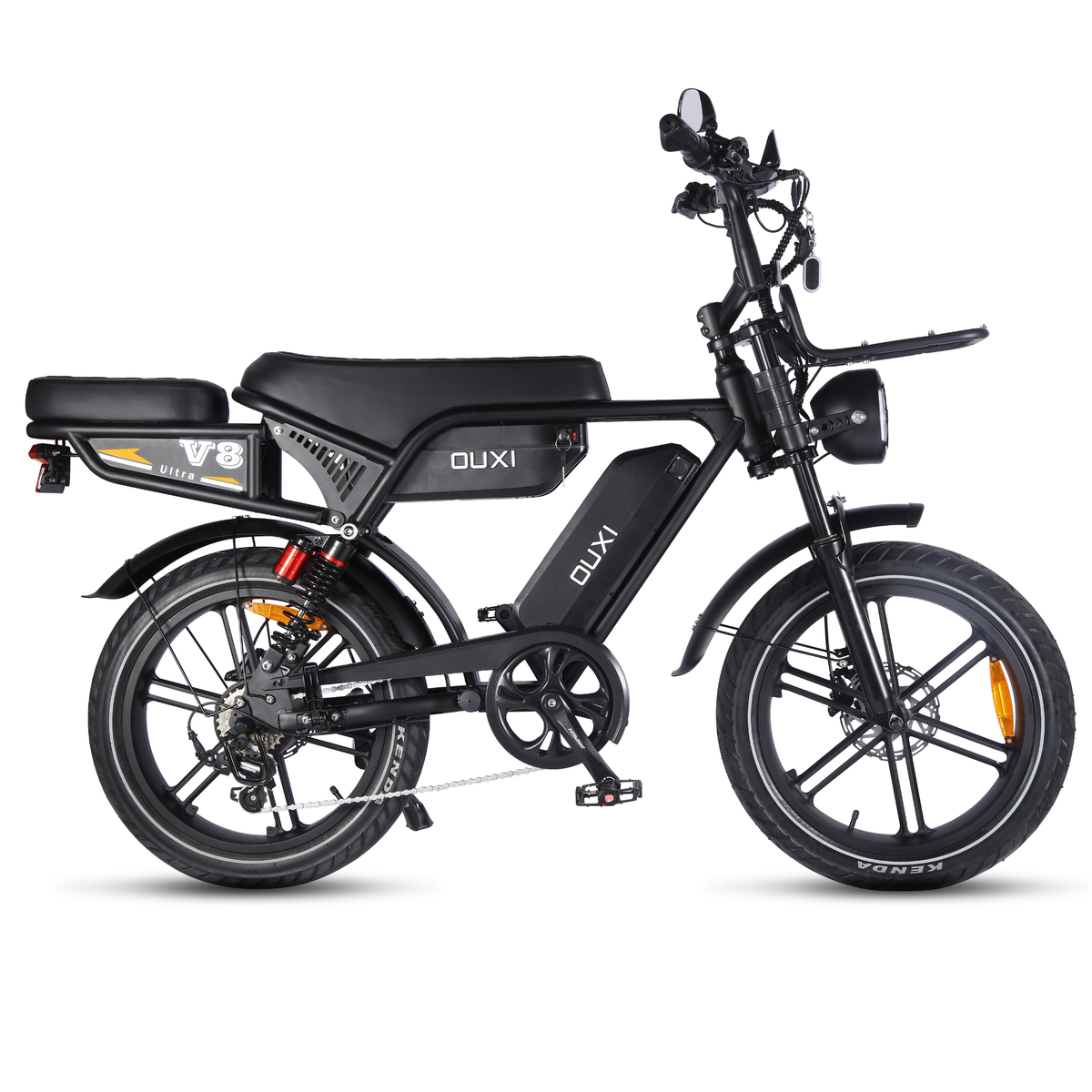 Ouxi V8 Ultra Max schwarz mit Doppelakku