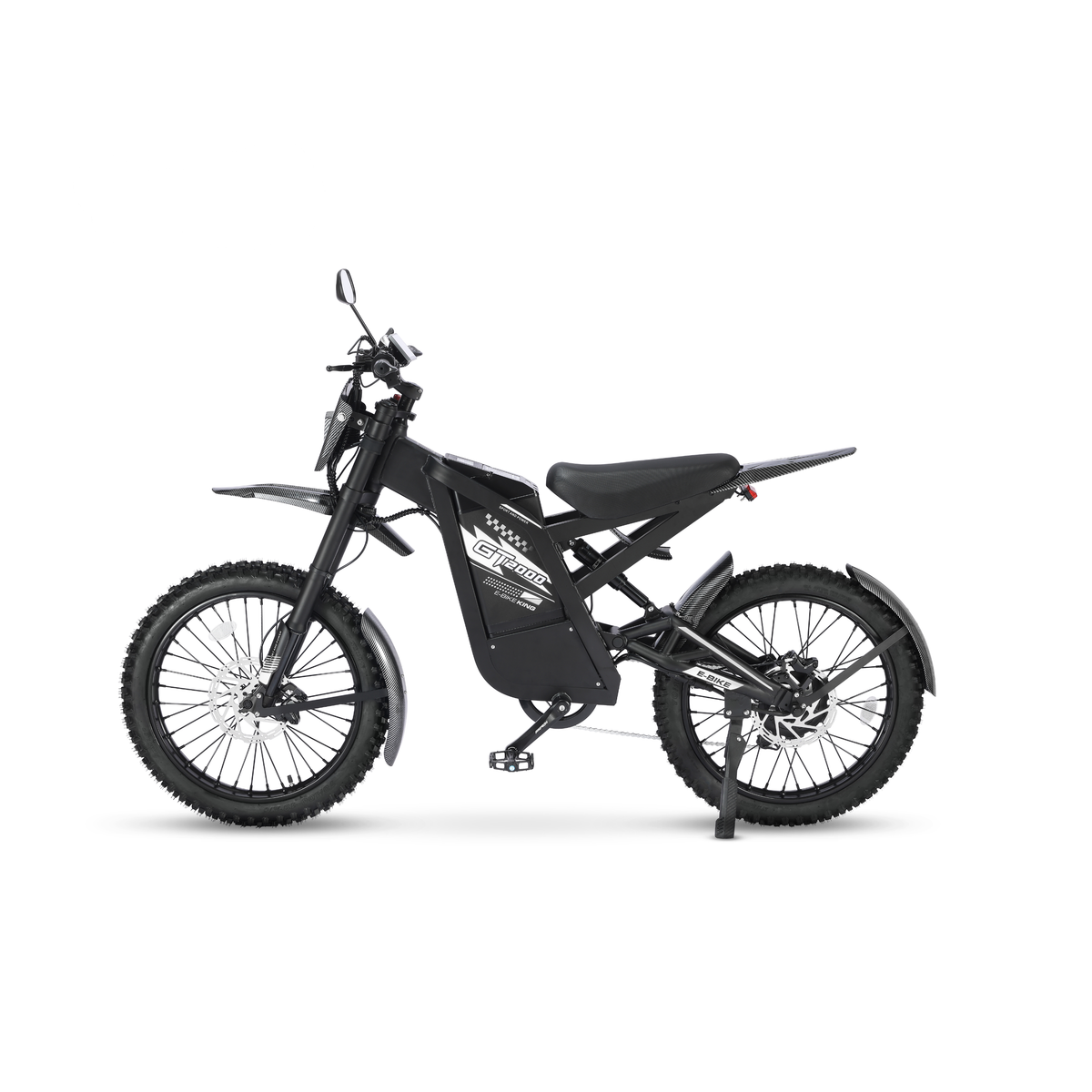Ouxi GT2000 Fatbike in Schwarz, andere Seite