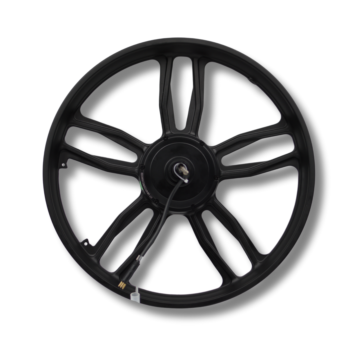 QMWheel Fatbike Motor + Rear Rim 250W, Black Motor Plug
