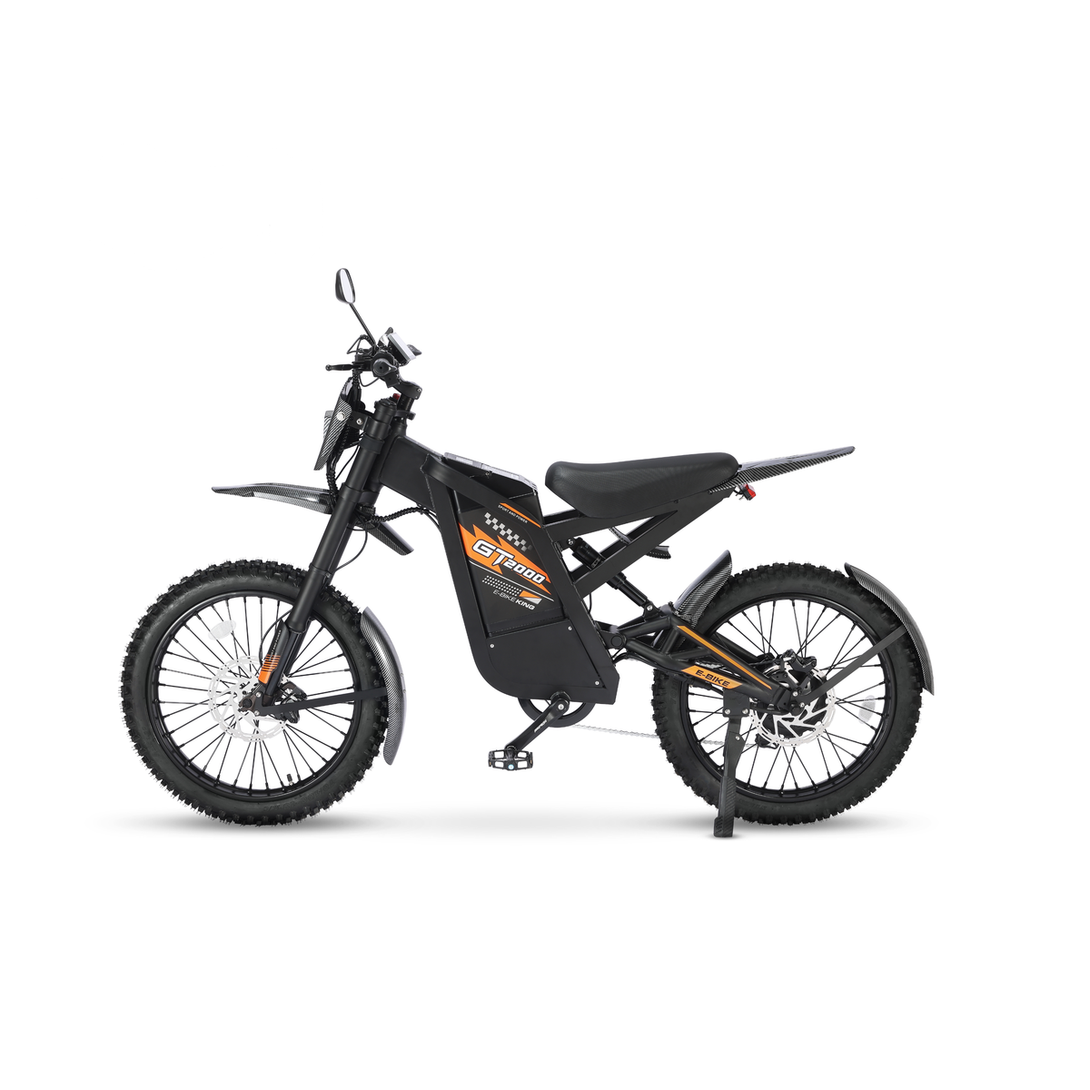 Ouxi GT2000 Fatbike in Orange, andere Seite
