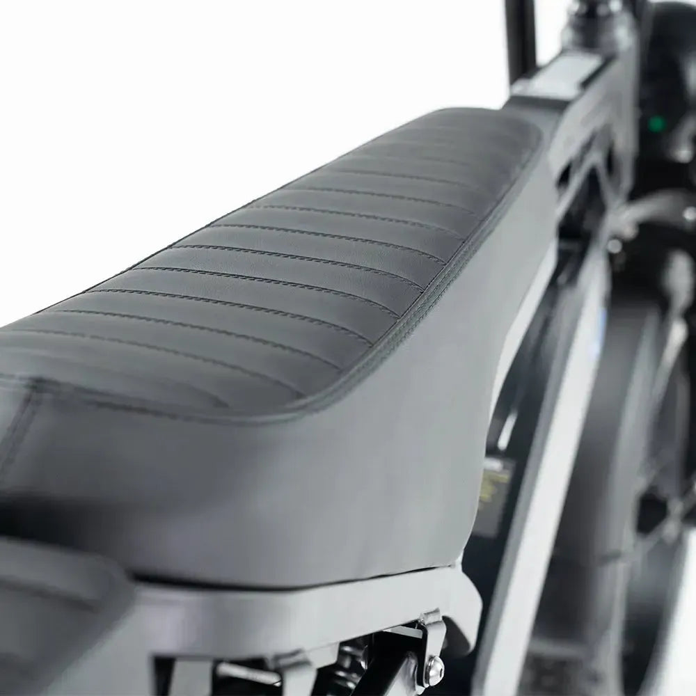 QMWheel V20 Pro fatbike in lichtgrijs, productfoto 11