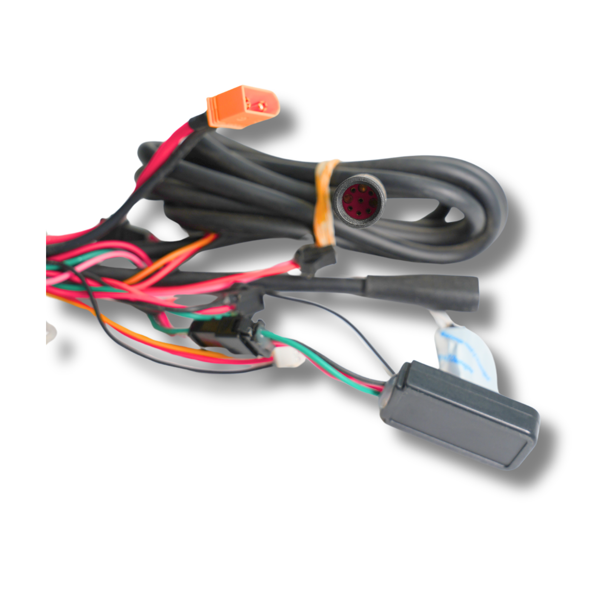 Ouxi V8 Ultra controller origineel 48V, foto 3: kabels en zwarte module