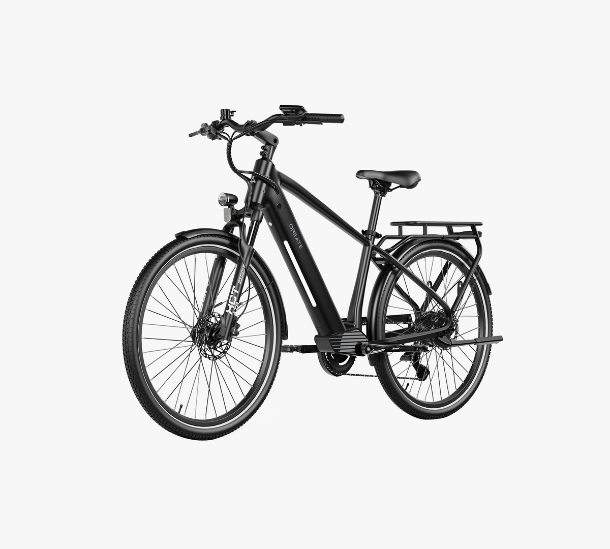 Qreate City Pro-A e-bike in zwart, andere kant